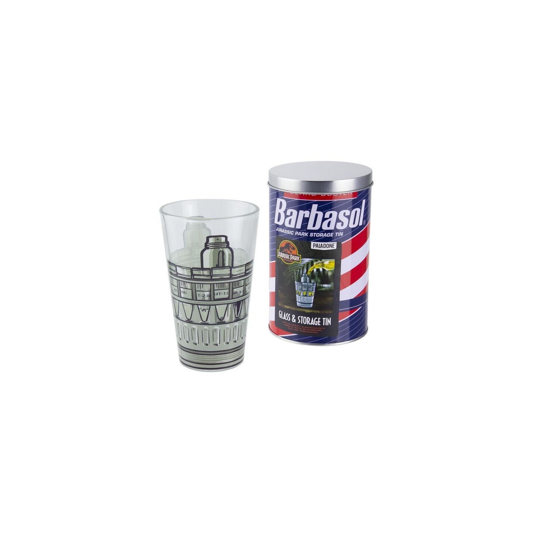 Vaso De Vidrio Jurrasic Park Barbasol