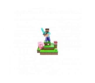 Lámpara Diorama Minecraft Steve