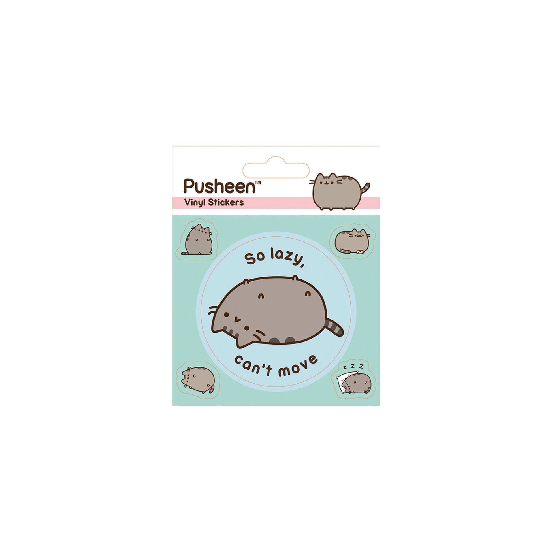 Juego De Pegatinas Pusheen Lazy