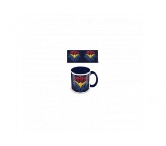 Taza Desayuno Color Capitana Marvel Higher Azul