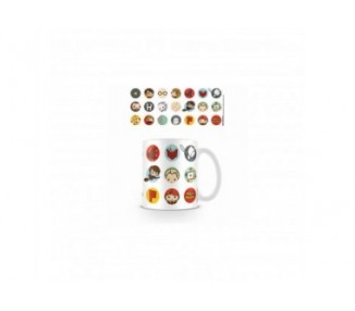 Taza Desayuno Harry Potter Círculos Chibi