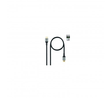 Cable Hdmi 2.1 Nanocable Ultra High Speed 1M Negro