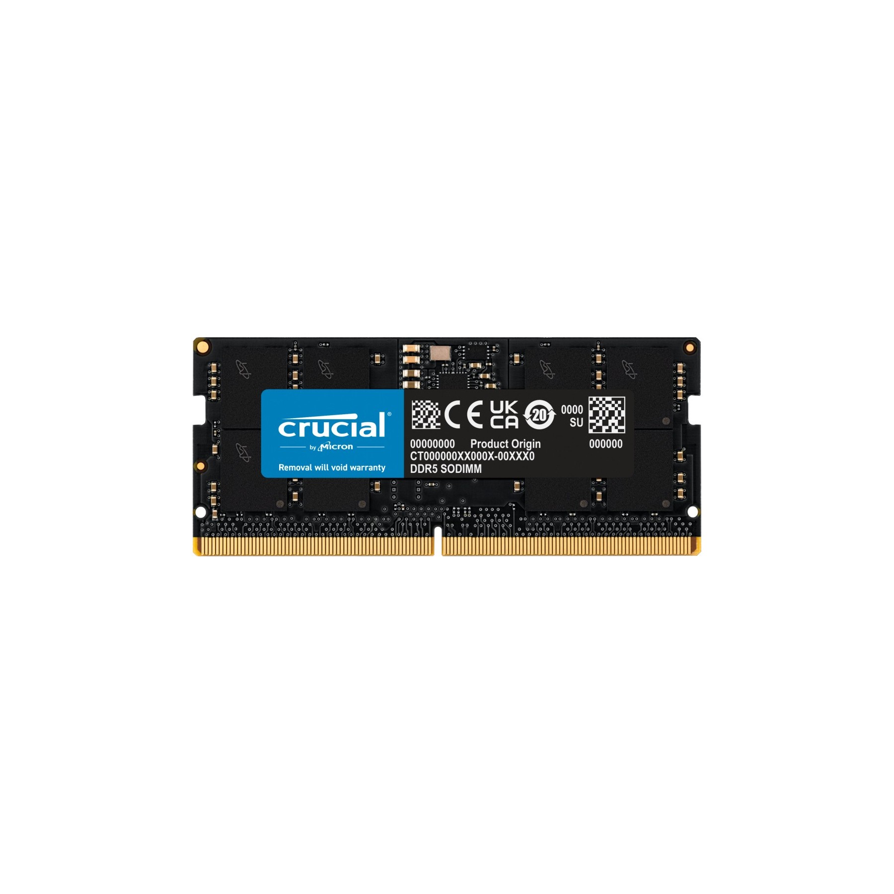 Modulo Memoria Ram S/O Ddr5 16Gb 4800Mhz Crucial