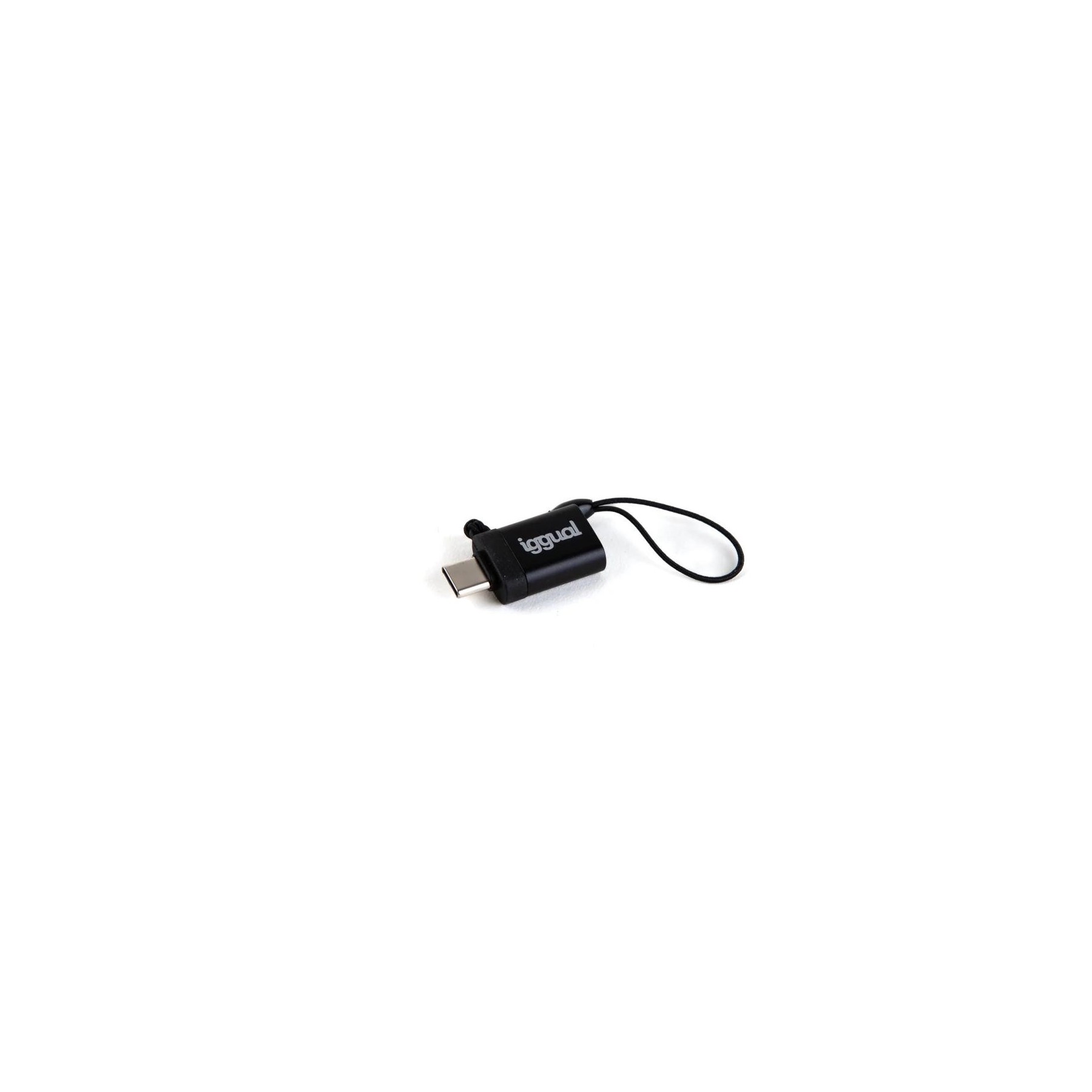 Iggual Adaptador Usb Otg Tipo C A Usb-A 3.1 Negro