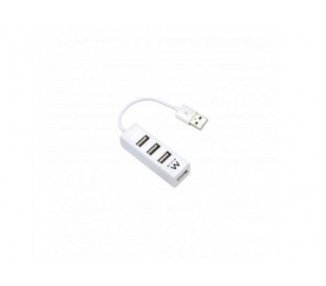 Ewent Ew1122 Mini-Hub Usb 4 Puertos Blanco