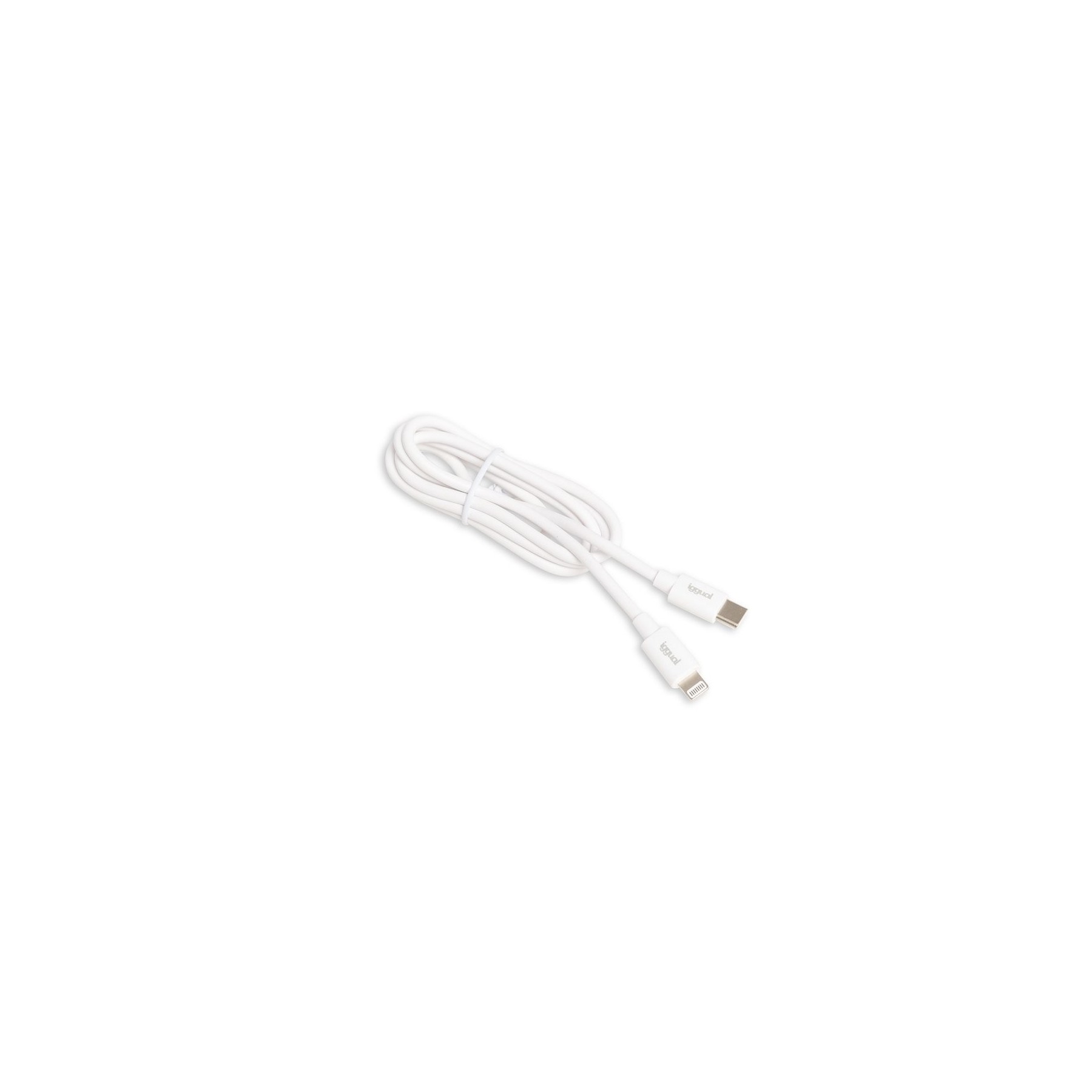 Iggual Cable Usb-C/Lightning 100 Cm Blanco Q3.0 3A