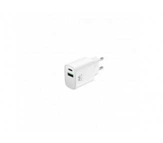 Ewent Cargador Rapido Q3 20W Usb-C Y Usb-A