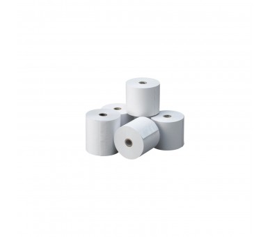 Rollo Papel Térmico 80X80X12 Mm Pack 6 Uds Sin Bpa