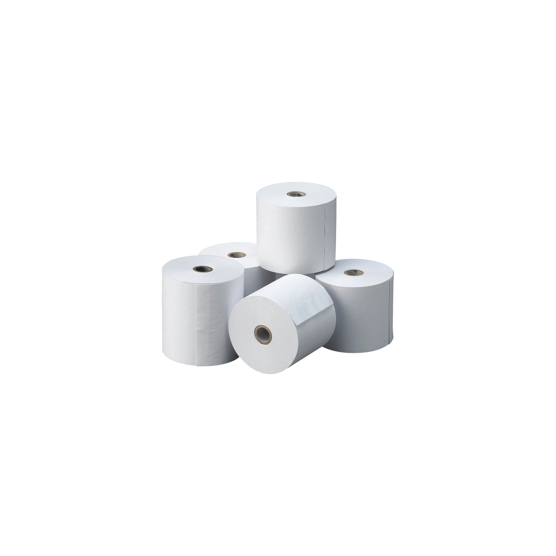 Rollo Papel Térmico 80X80X12 Mm Pack 6 Uds Sin Bpa