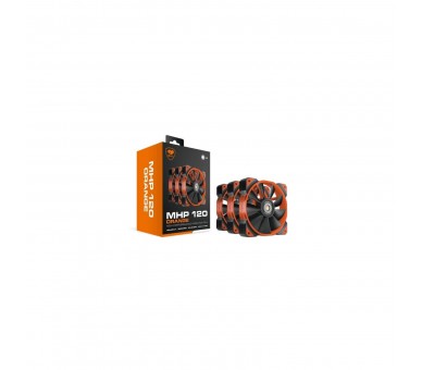 Cougar Ventilador Mhp 120 Orange Pack 3