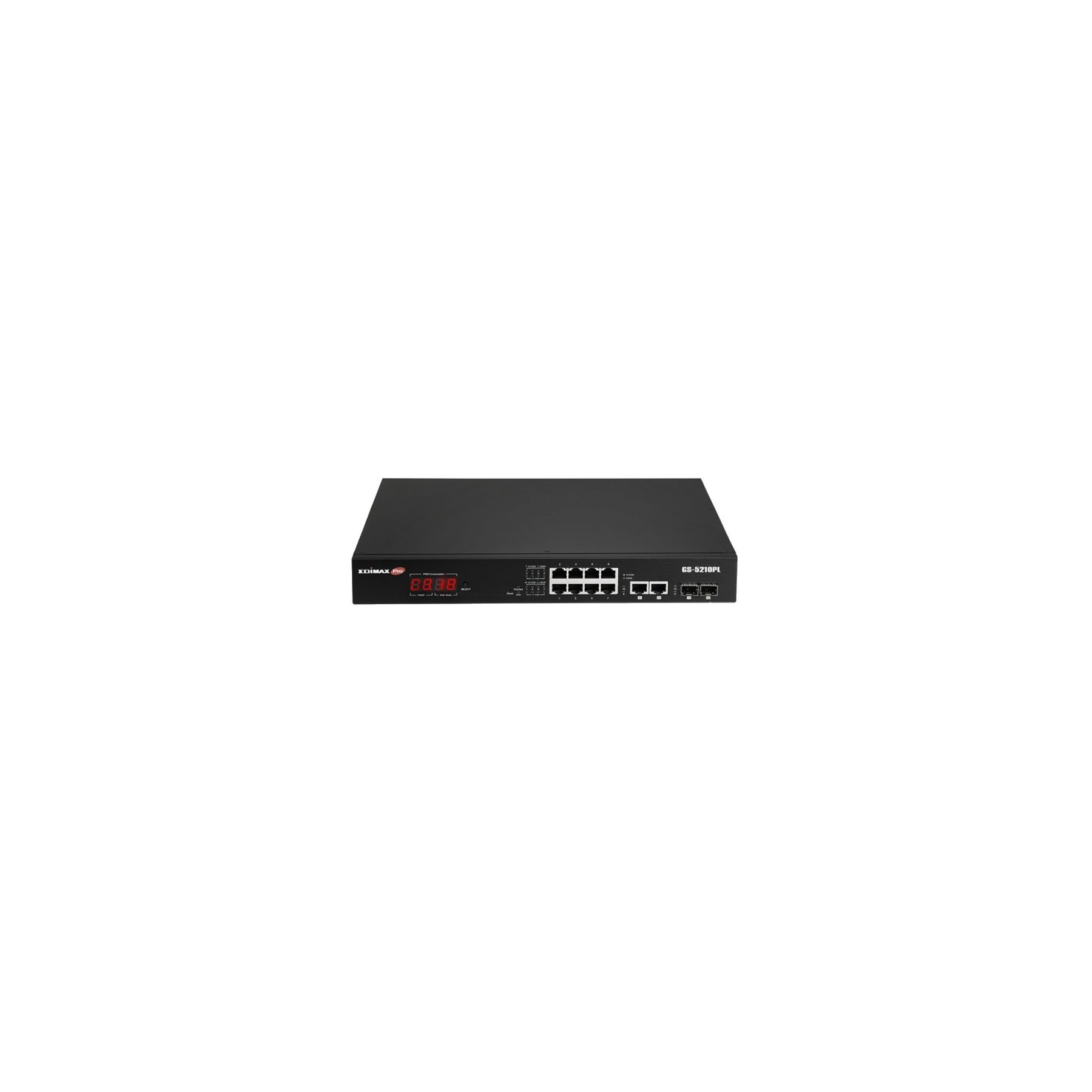 Edimax Gs-5210Pl Switch 10Xgb Poe+ 2Xsfp Surve