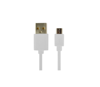 Cable Power2Go Usb-A A Micro-Usb 1M Blanco