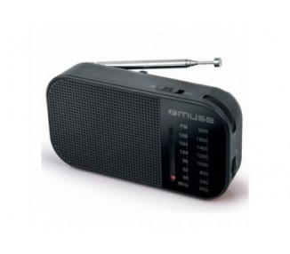 Muse M-025 R Negro / Radio Portátil