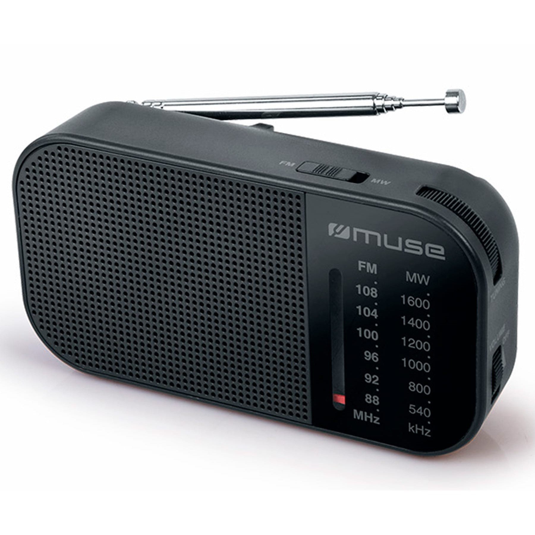 Muse M-025 R Negro / Radio Portátil