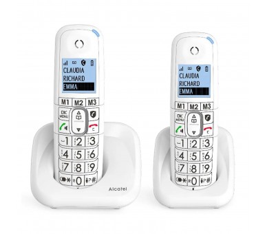 Teléfono Fijo Alcatel Xl785 Duo Blanco