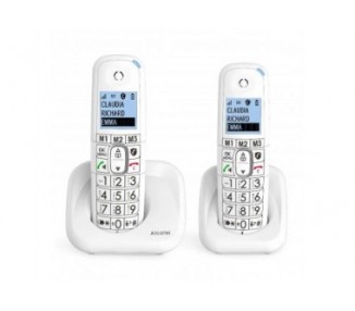 Teléfono Fijo Alcatel Xl785 Duo Blanco