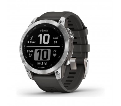 Garmin Fenix 7 Gris Plata Smartwatch 47Mm / Correa Silicona