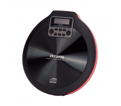 Aiwa Walk Rojo / Reproductor De Cd Mp3