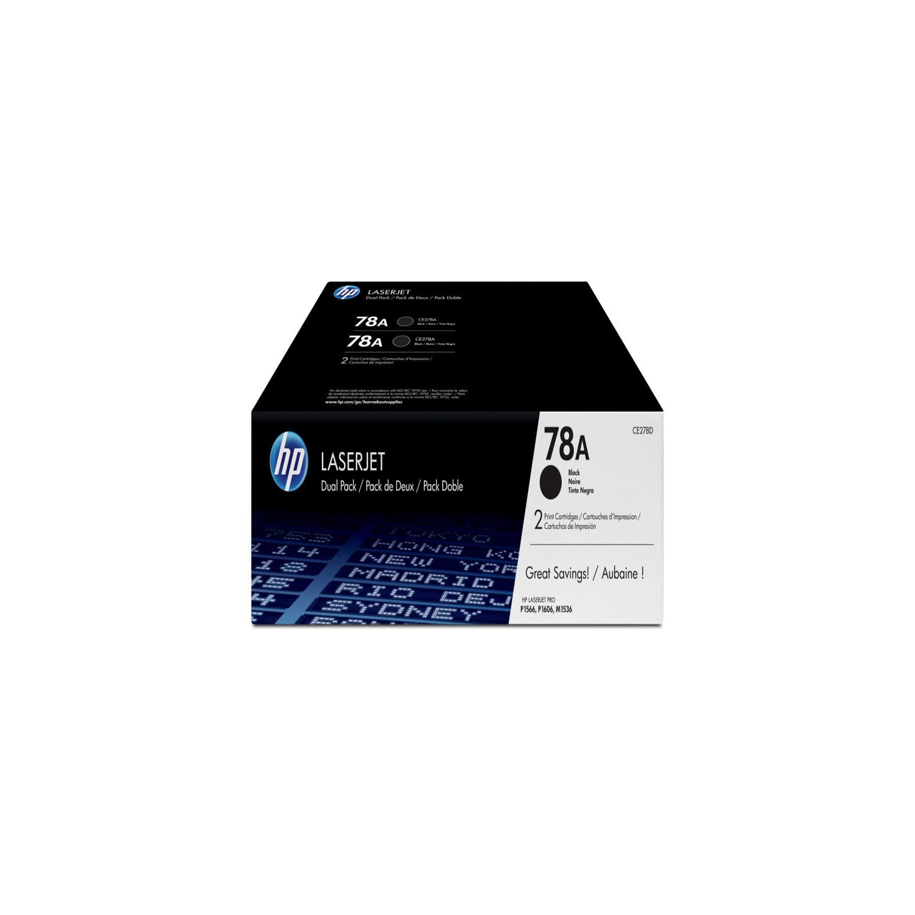 Toner Hp Ce278Ad Negro N 78A P1566 -  1606