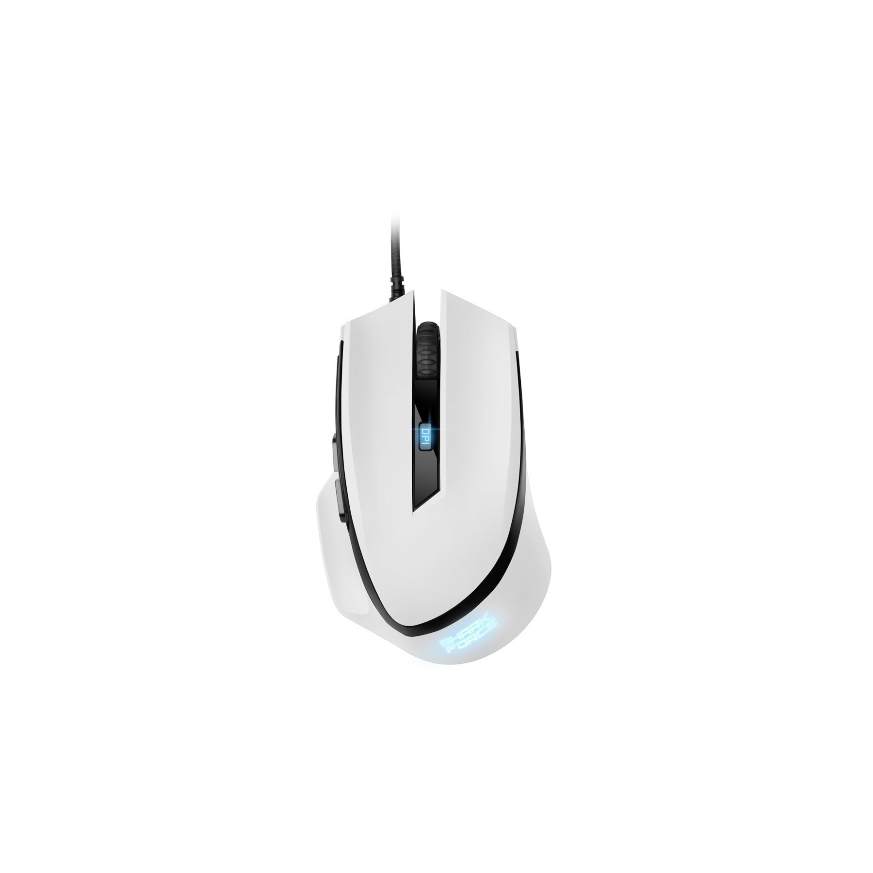 Raton Sharkoon Shark Force Ii Blanco Usb