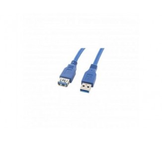 Cable Alargador Lanberg Usb 3.0 Macho Hembra 1.8M Azul