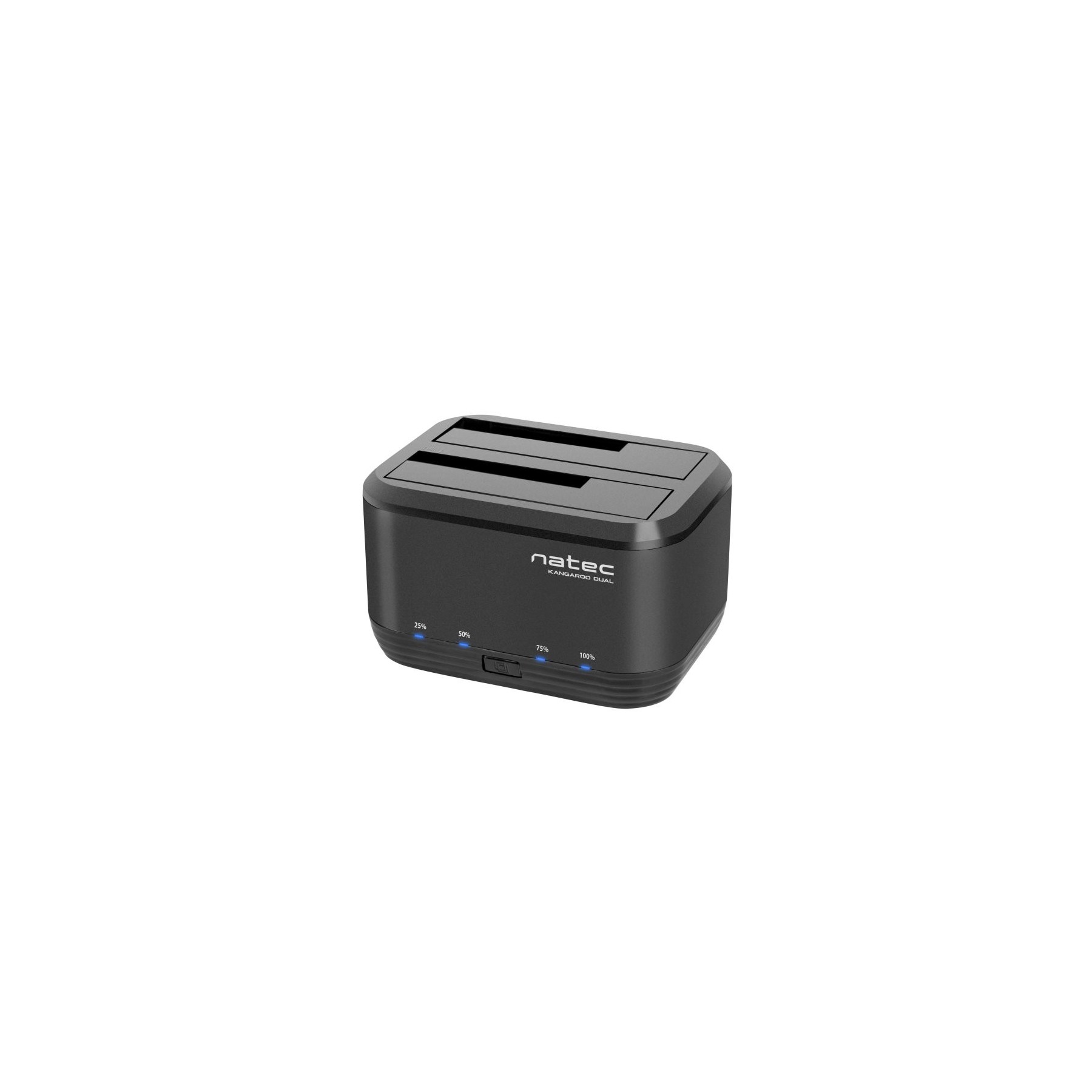 Docking Station Natec Kangaroo Dual Usb 3.0 Sata Negra