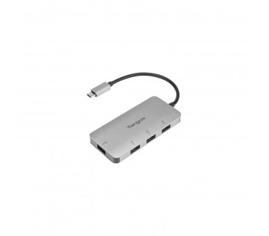 Adaptador Targus Usb - C A 4Xusb 3.0 Plata