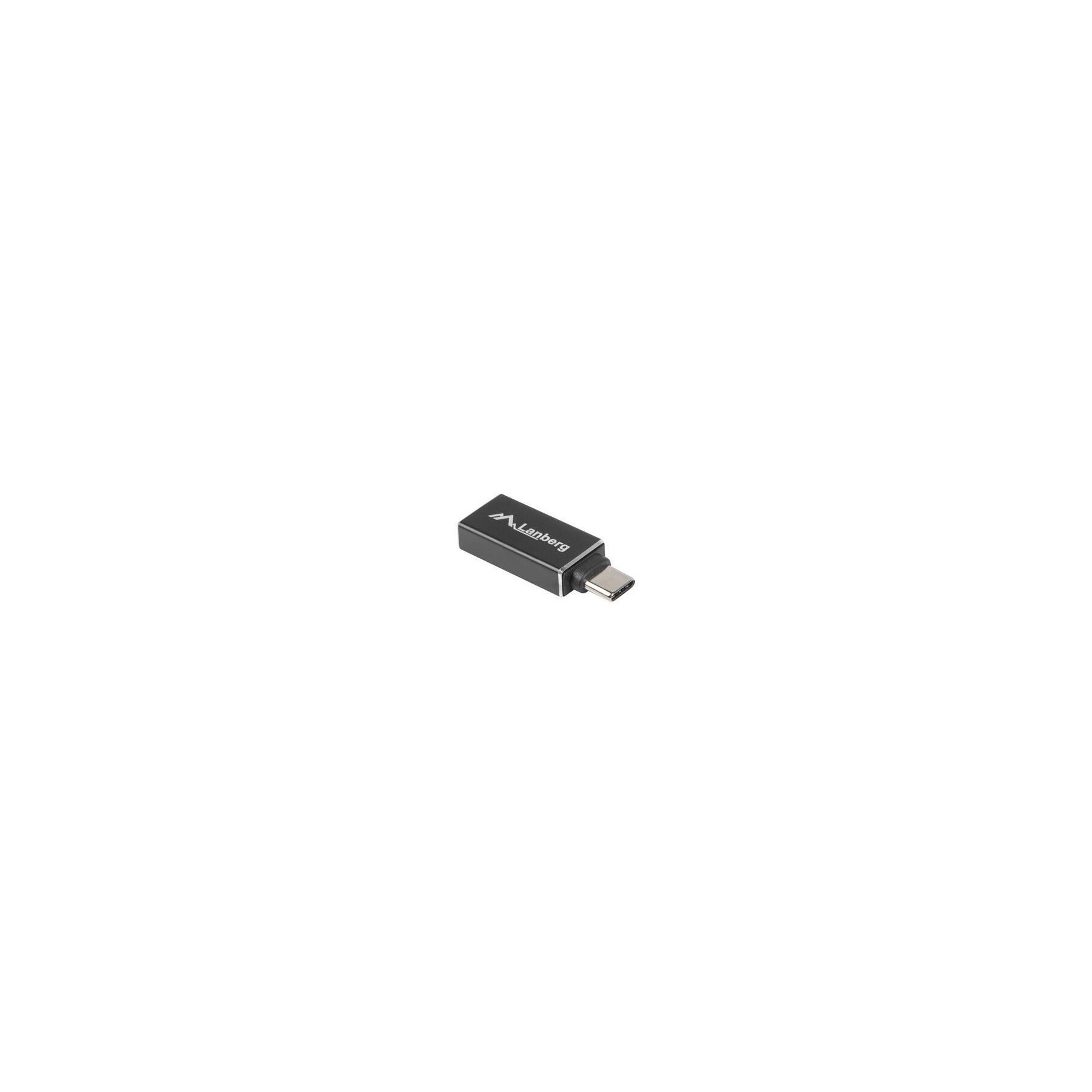 Adaptador Usb Lanberg Usb - C M 3.1 A Usb - A H Otg Negro