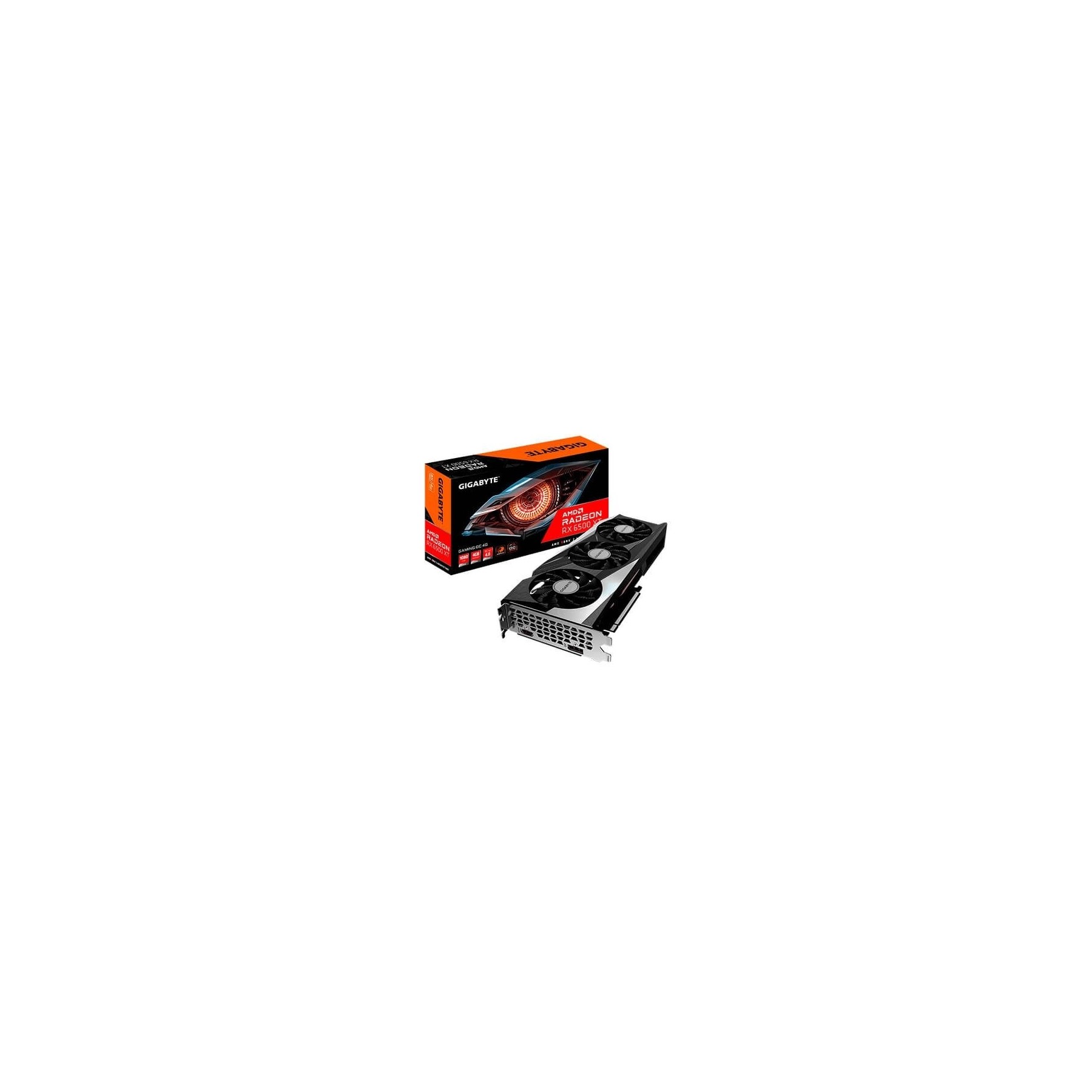 Tarjeta Gráfica Gigabyte Rx 6500 Xt Gaming Oc 4Gb Gddr6 1Xdp