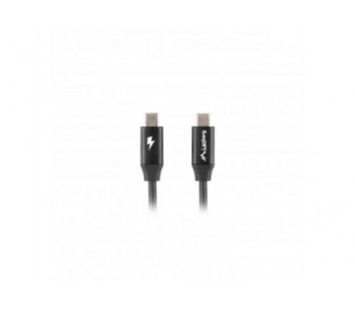 Cable Usb Tipo C Lanberg 0.5M - Macho -  Macho - Carga Rapid