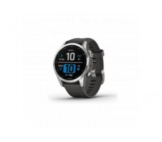 Reloj Smartwatch Garmin Fenix 7S Plata - Grafito - Gps - 42M