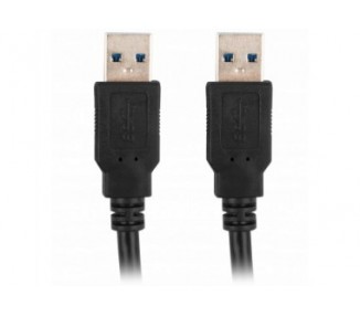 Cable Usb 3.0 Lanberg 0.5M -  Macho - Macho -  Negro