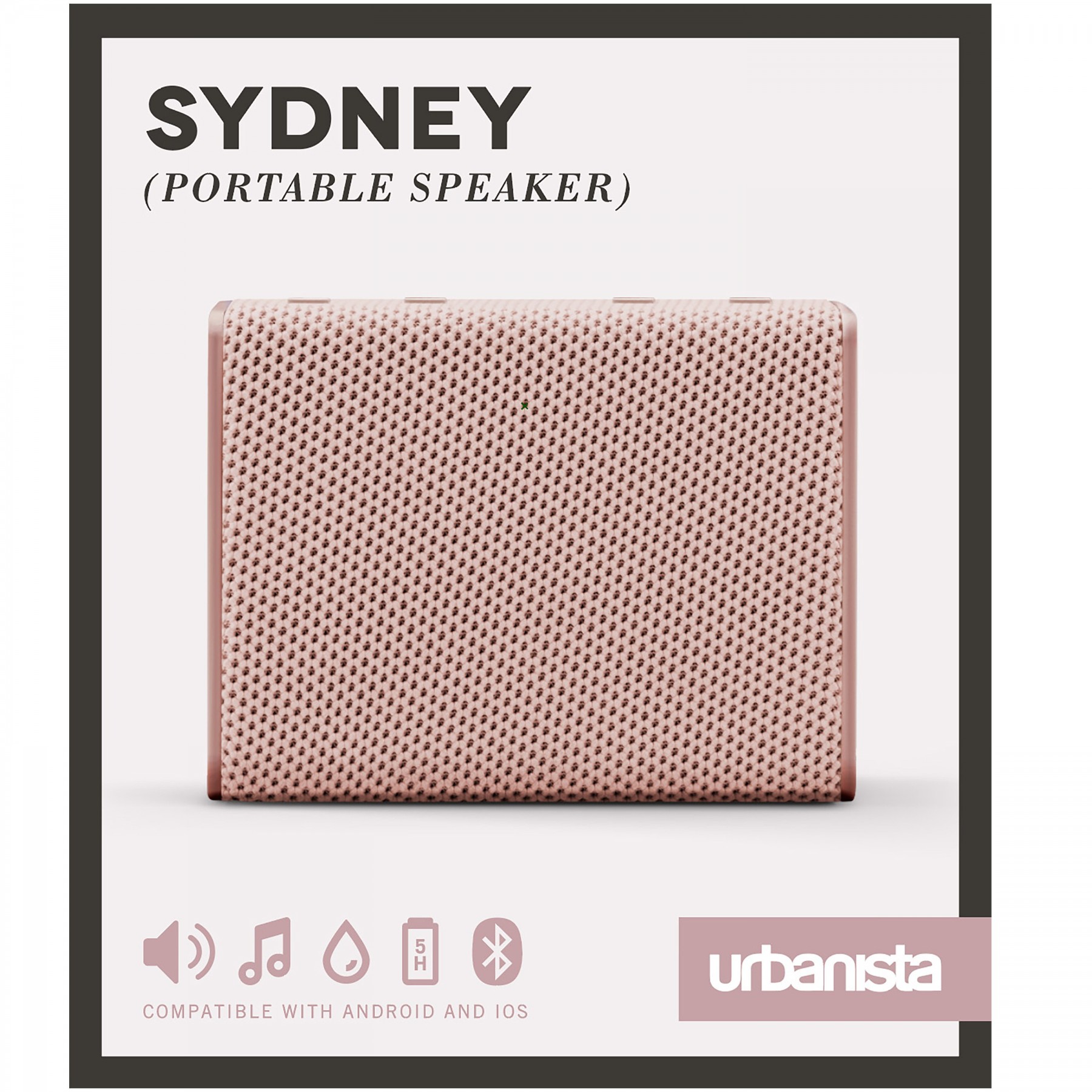 Altavoz Portatil Urbanista Sydney Bluetooth Oro Rosa - Rose