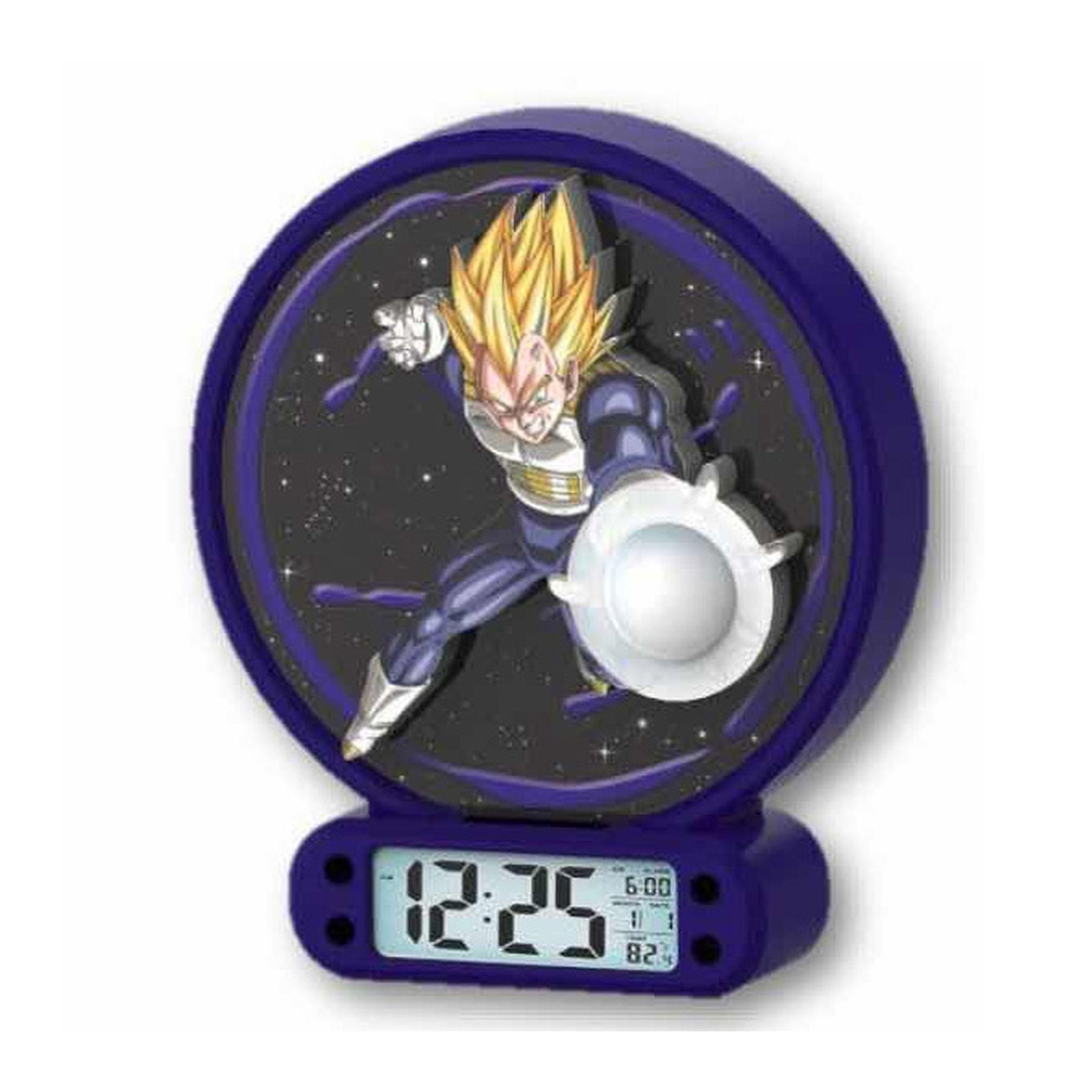 Reloj Despertador Luz Dragon Ball Z Vegeta