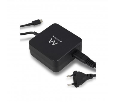 Cargador Usb Ewent Para Portatil -  Usb Tipo C -  65W -  Neg