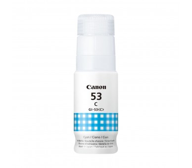 Botella Tinta Canon Gi - 53C Cian