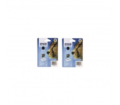 Pack 2 Tintas  Epson C13T07114H10 Negro Gran Capacidad Pack