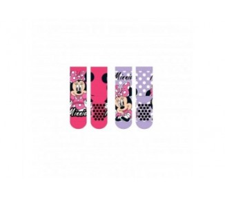 Set 2 Calcetines Antideslizantes Minnie Disney Infantil Surt