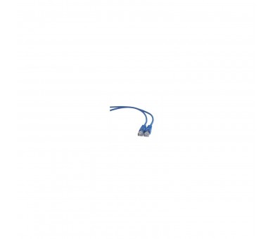 Cable Cat5E Utp Moldeado 0,25M Azul