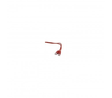 Cable Cat5E Utp Moldeado 0,25M Rojo