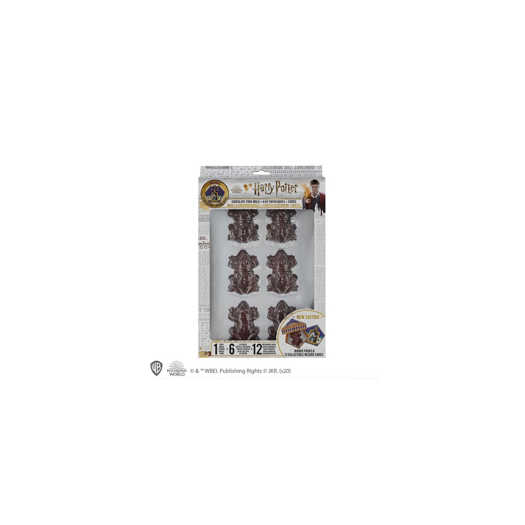 Molde Chocolatinas Ranas Chocolate 12 Cartas