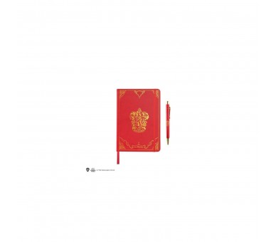 Set Premium Notebook Y Bolígrafo Gryffindor