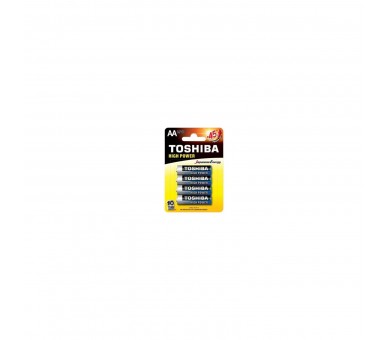 Pack De 4 Pilas Aa Toshiba High Power Lr6/ 1.5V/ Alcalinas