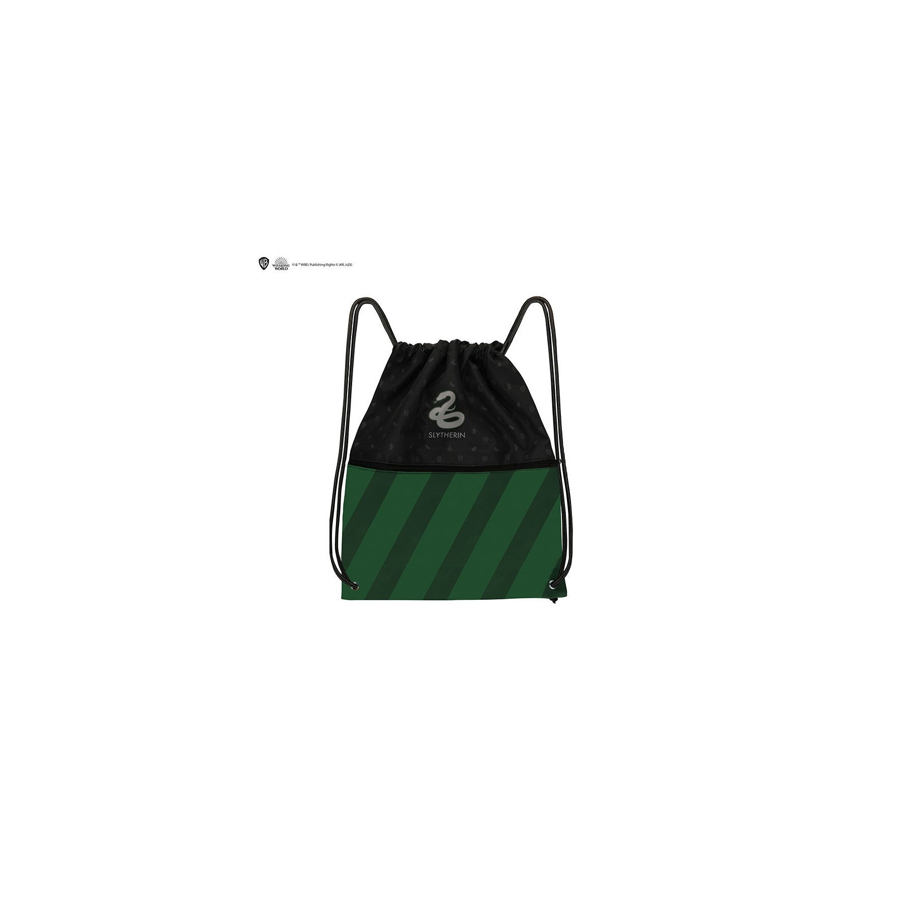 Mochila Saco Slytherin De Algodón Y Poliester