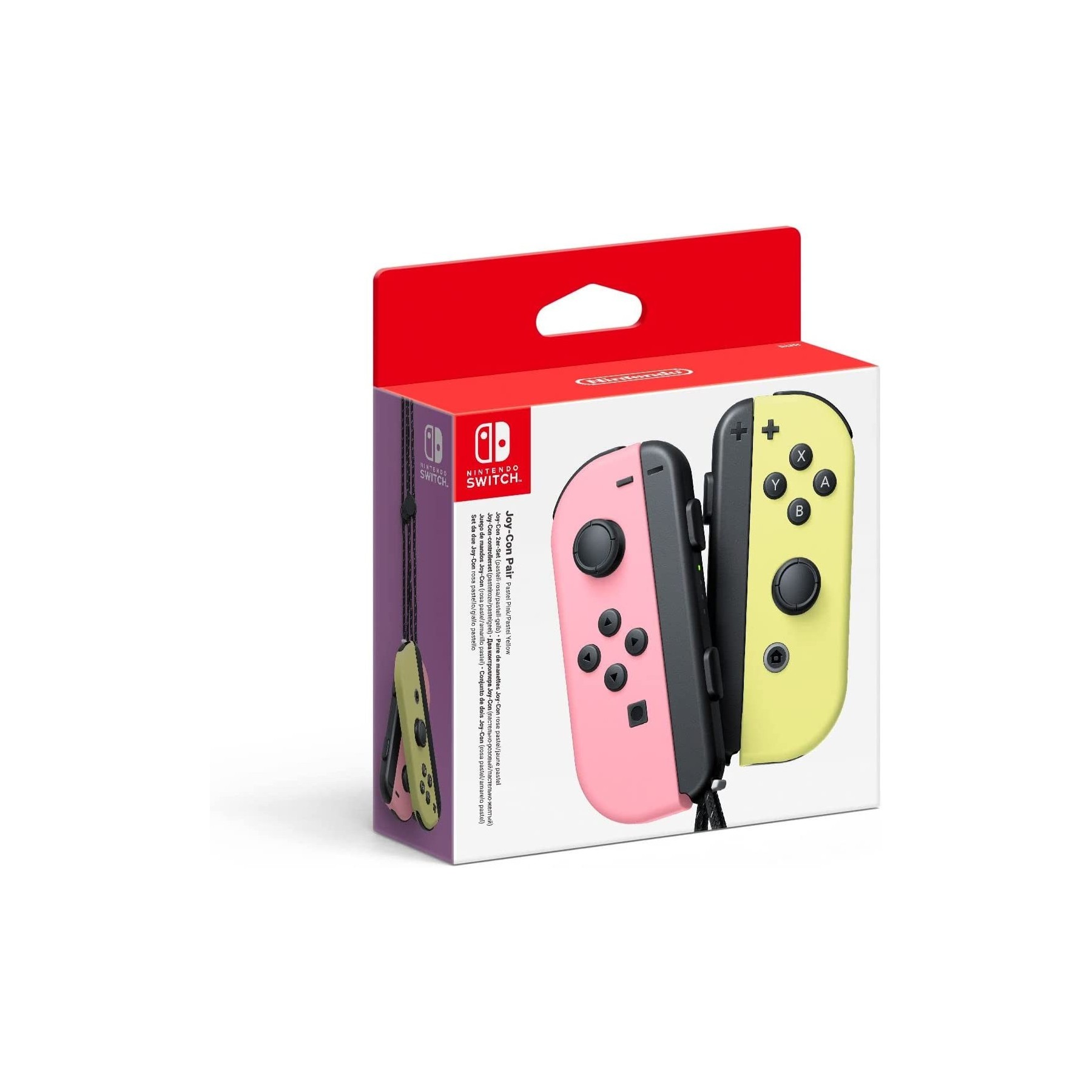 Mando Joy Con (Set Izda/Dcha) Rosa/Amarillo