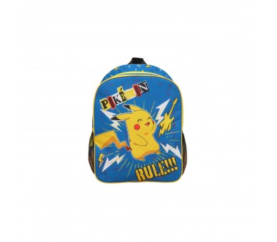 Mochila Pikachu Pokemon 41Cm Adaptable