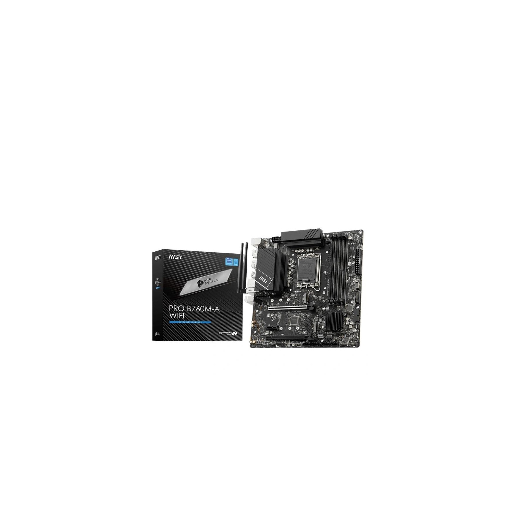 Msi Placa Base Pro B760M-A Wifi Ddr5 Atx Lga1700