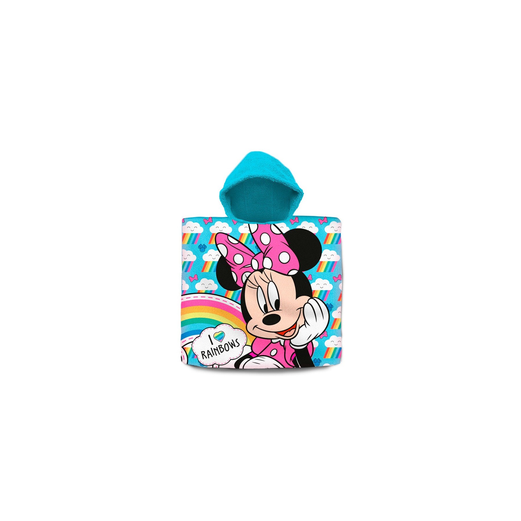 Poncho Toalla Minnie Disney Algodon