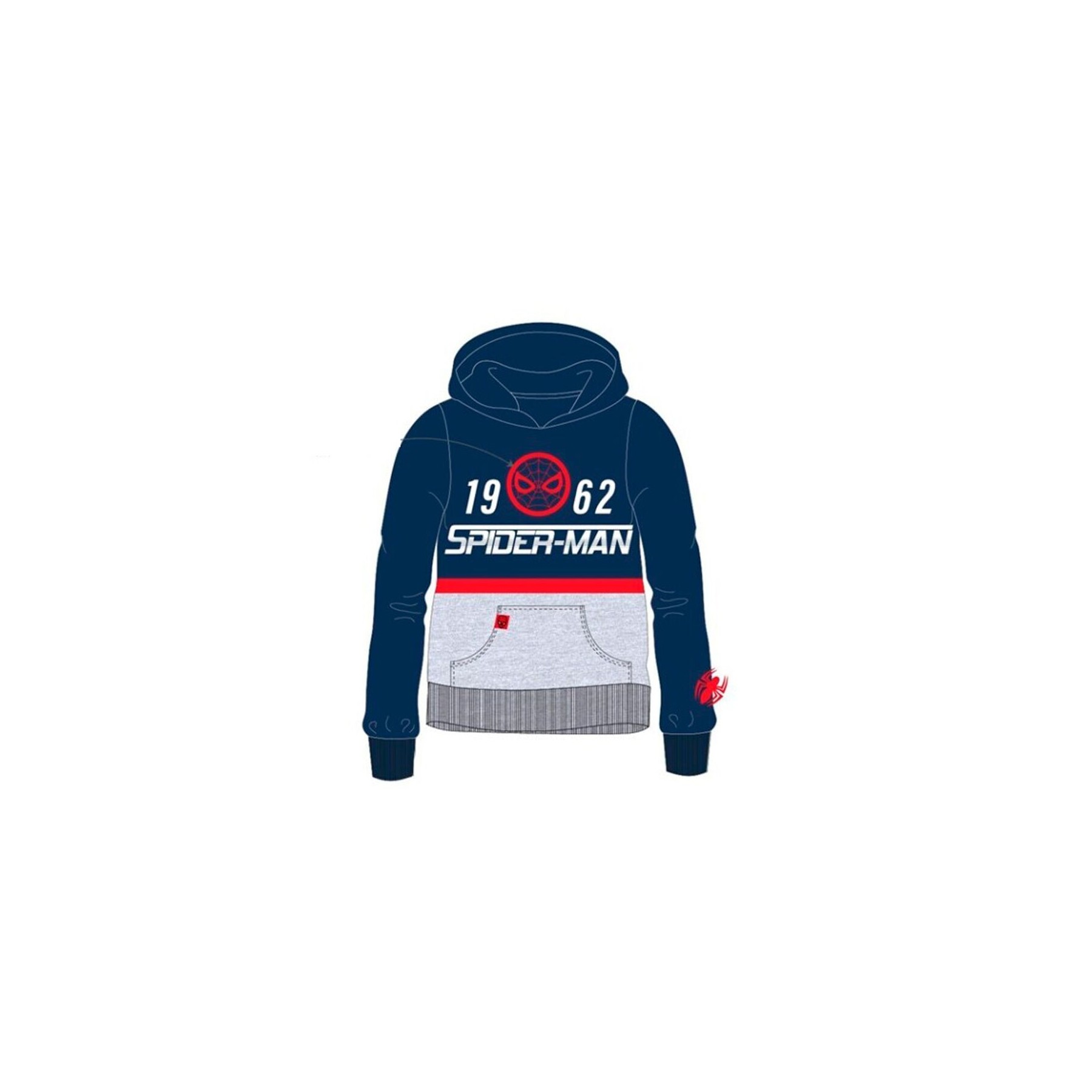 Sudadera Capucha Spiderman Marvel 5 Unidades