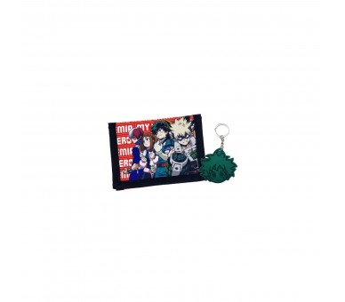 Set Cartera + Llavero My Hero Academia